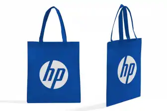 Economy Non-Woven Medium Sized No-Gusset Tote Bags