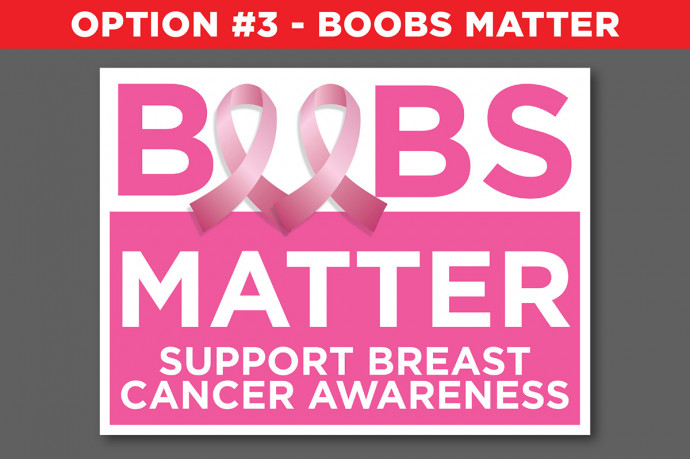 Breast Cancer Awareness Yard Signs - 24" x 18"