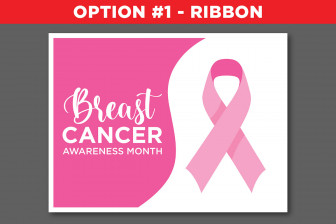 Breast Cancer Awareness Yard Signs - 24" x 18"