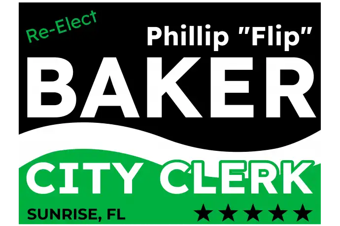 City Clerk Election Campaign Yard Signs | Best Price