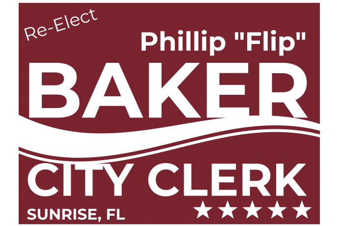 City Clerk Election Campaign Yard Signs | Best Price