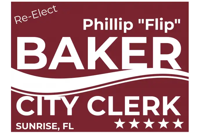 City Clerk Election Campaign Yard Signs | Best Price
