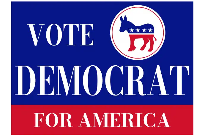 Democrat Election Campaign Yard Signs | Best Price