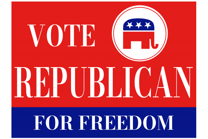 Republican Election Campaign Yard Signs | Best Price