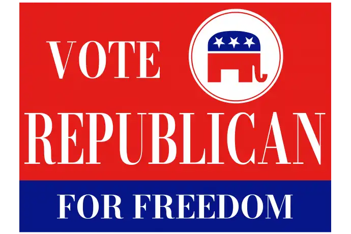 Republican Election Campaign Yard Signs | Best Price