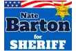 Sheriff Election Campaign Yard Signs | Best Price