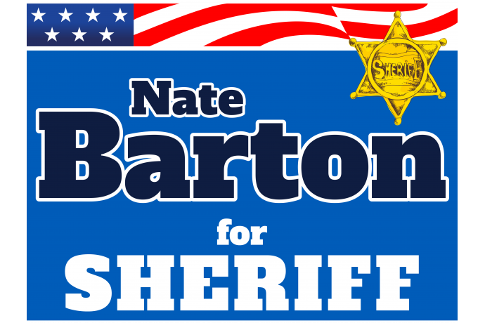 Sheriff Election Campaign Yard Signs | Best Price