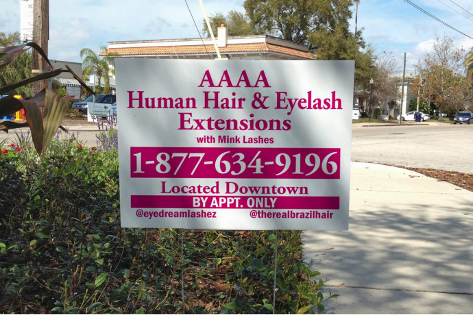 Custom Outdoor Lawn Signs
