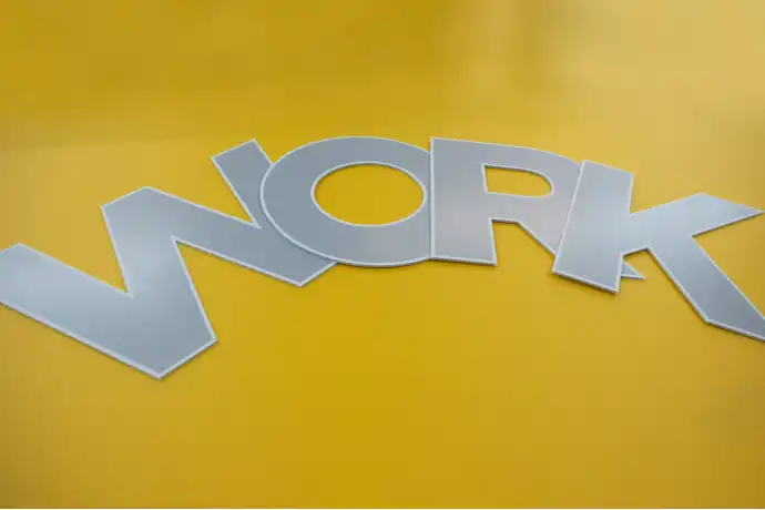 Heroes Work Here | Corrugated Plastic Yard Letters