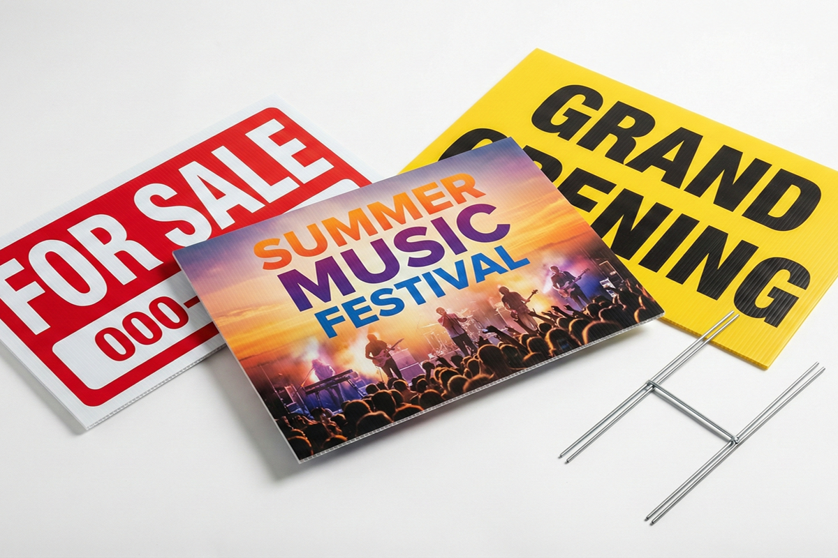 Custom Outdoor Yard Signs | Custom Printing
