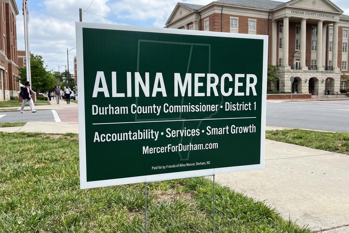 Durham Political Yard Signs | Custom Printing & Fast Shipping