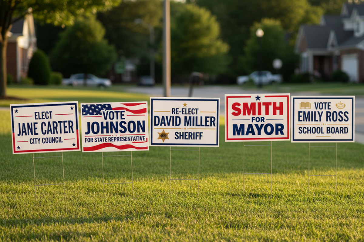 Good Riddins Signs Political Yard Signs