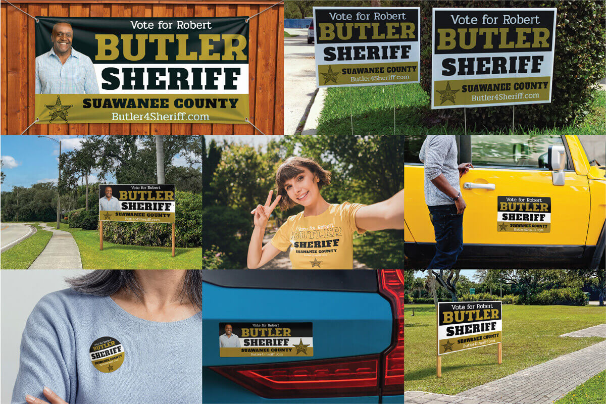 Political Campaign Materials & Supplies Package - Medium