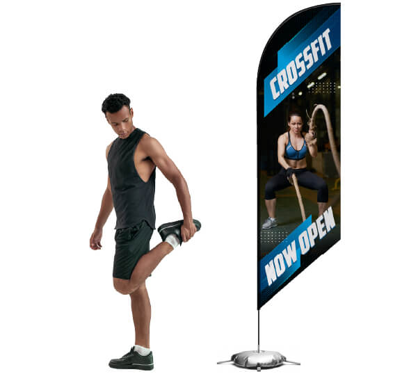 feather flag for outdoor use