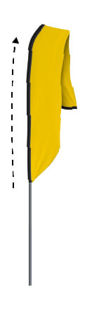 teardrop flag pole assembly step 3